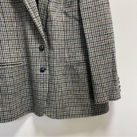 Lauren Ralph Lauren Houndstooth Blazer - Black and White - Picture 4 of 5